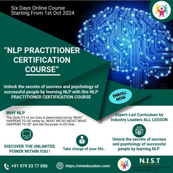 "NLP PRACTITIONER CERTIFICATION COURSE"