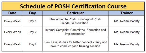 “POSH CERTIFICATION COURSE” - Image 2