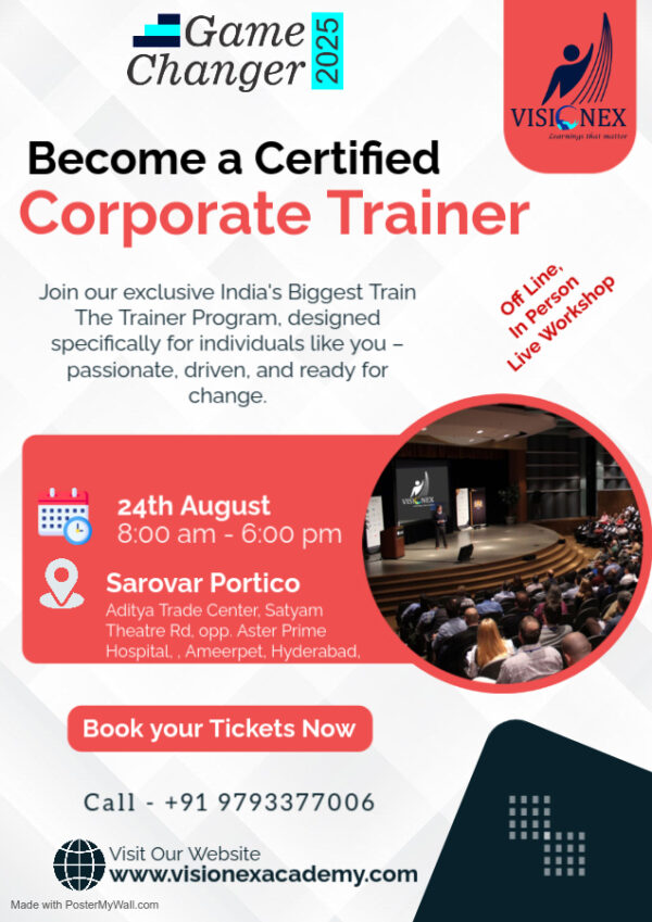 Become a Corporate Trainer,  Live @ Hyderabad - Image 2